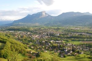 Challes les Eaux - vue aérienne