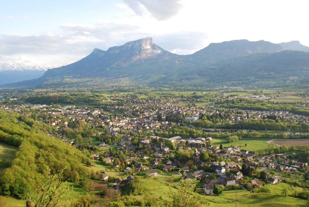 Challes les Eaux - vue aérienne